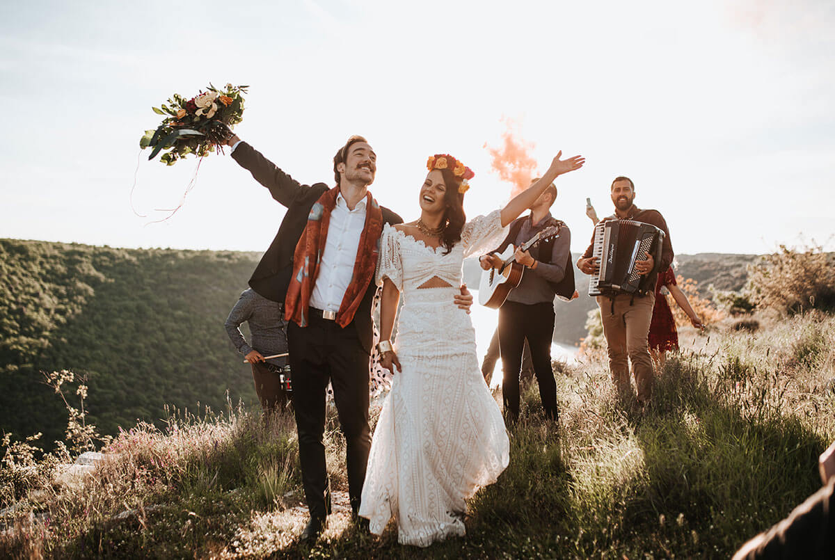 Nesvakidašnje vjenčanje u istri opušteno, šareno i potpuno vaše 4 S LJUBAVLJU SA BALKANA 3